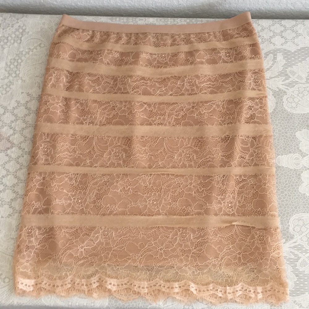 bcbgmaxazria jocelyn lace pencil skirt - Picture 4 of 7